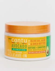 Несмываемый крем-кондиционер для волос с маслом авокадо объемом 12 унций / 340 граммов Cantu-Бесцветный