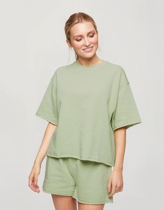 Мятный пижамный комплект с шортами Miss Selfridge-Зеленый цвет