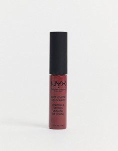 Мягкий матовый крем для губ NYX Professional Makeup (Budapest)-Фиолетовый цвет