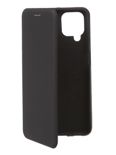 Чехол Krutoff для Samsung Galaxy A12 Soft Book Black 12593