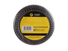 Леска для триммера Champion C7047 Tri-twist 2.7mm x 60m