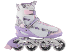 Коньки Tech Team Lady Fit р.39 White-Pink