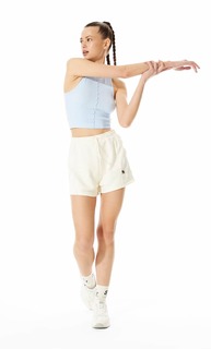 Stradivarius Бесшовный Топ С Окантовкой Небесно-Голубой Xl