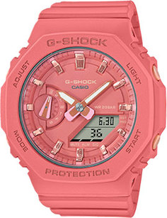 Японские наручные женские часы Casio GMA-S2100-4A2ER. Коллекция G-Shock
