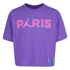 Подростковая футболка Paris Saint-Germain Boxy Tee Jordan