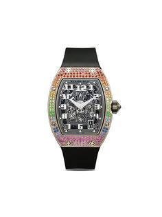 MAD Paris кастомизированные наручные часы Richard Mille RM67-01 Rainbow pre-owned 50 мм