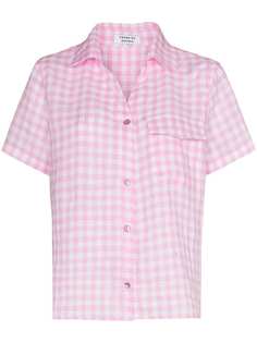 Frankies Bikinis пижамная рубашка Lou в клетку гингем