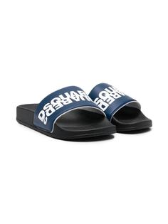 Dsquared2 Kids шлепанцы с логотипом