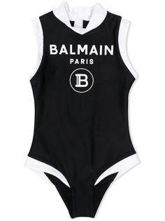 Balmain Kids купальник с логотипом