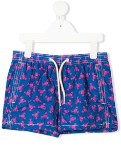 Mc2 Saint Barth Kids плавки-шорты Jean Lighting с принтом
