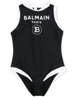 Balmain Kids купальник с логотипом