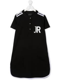 John Richmond Junior платье-футболка с логотипом