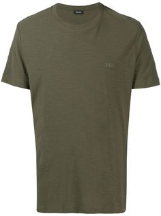 Diesel футболка с вышитым логотипом