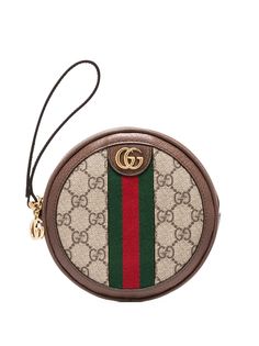 Gucci круглый клатч с узором GG Supreme