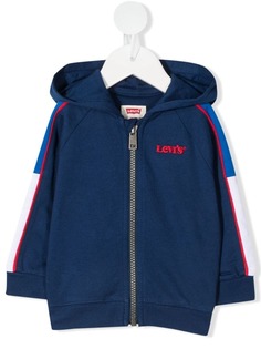 Levis Kids худи на молнии с вышитым логотипом