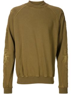 Haider Ackermann толстовка с вышивкой на рукавах