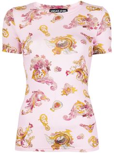 Versace Jeans Couture футболка с узором Baroque