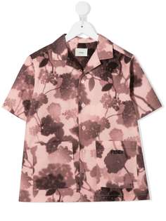 Fendi Kids рубашка с цветочным принтом