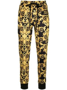 Versace Jeans Couture спортивные брюки с узором Baroque