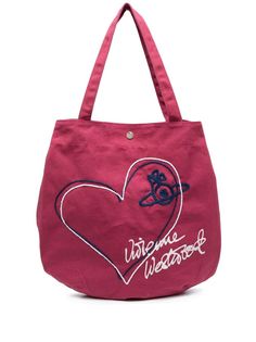 Vivienne Westwood сумка-тоут с вышитым логотипом