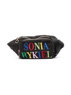 SONIA RYKIEL ENFANT поясная сумка с вышитым логотипом