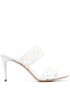 Casadei мюли с плетеным ремешком