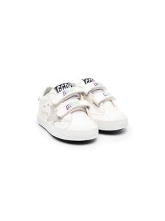 Golden Goose Kids кроссовки на липучках с логотипом