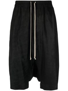 Rick Owens шорты Riks с низким шаговым швом