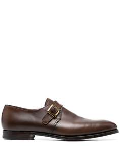 Crockett & Jones туфли-монки с миндалевидным носком