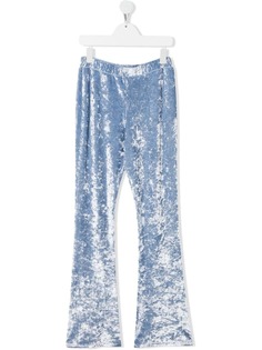SONIA RYKIEL ENFANT расклешенные бархатные брюки