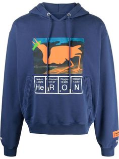 Heron Preston худи с принтом