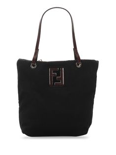 Fendi Pre-Owned сумка-тоут с логотипом FF