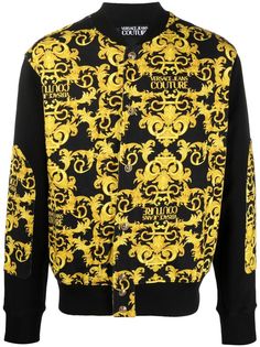 Versace Jeans Couture бомбер с принтом Barocco