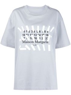 Maison Margiela футболка с короткими рукавами и графичным принтом