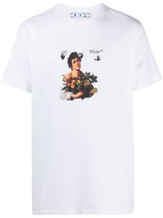 Off-White футболка с принтом Caravaggio Arrow