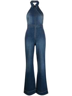 Alice+Olivia джинсовый комбинезон Gorgeous с расклешенными брюками