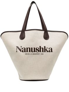 Nanushka сумка-тоут Juno с логотипом