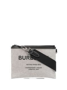 Burberry клатч с принтом Horseferry