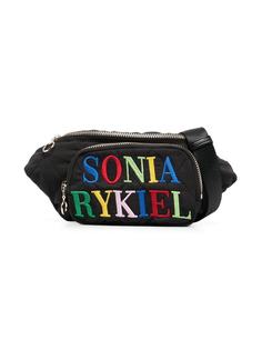 SONIA RYKIEL ENFANT поясная сумка с вышитым логотипом