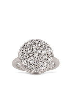 ALINKA кольцо Black Caviar из белого золота с бриллиантами