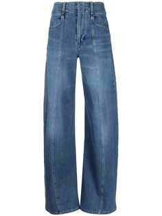 Chloé широкие джинсы с завышенной талией Chloe