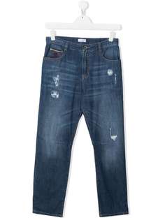 Brunello Cucinelli Kids прямые джинсы средней посадки