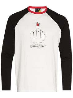 DUOltd DUO RGLN FINGER PRNT LS TEE MLTI