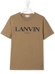 LANVIN Enfant футболка с логотипом