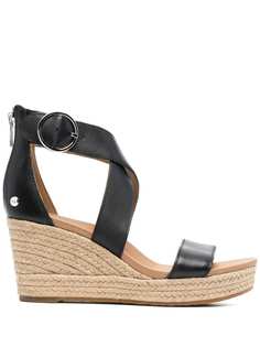 UGG эспадрильи на танкетке с пряжками