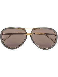 Gucci Eyewear солнцезащитные очки-авиаторы с логотипом