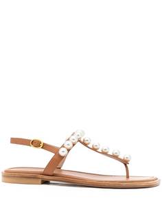 Stuart Weitzman сандалии Goldie со шнуровкой