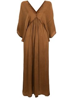 Mes Demoiselles платье с V-образным вырезом и расклешенными рукавами