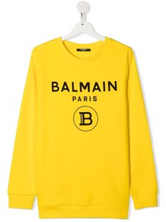 Balmain Kids толстовка с логотипом