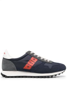 Blauer кроссовки с логотипом